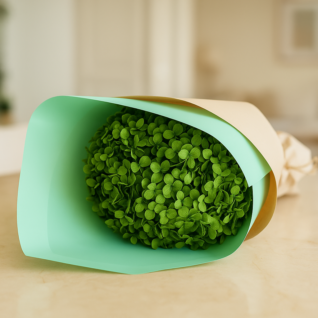 Bright Green Hydrangea (Dried)
