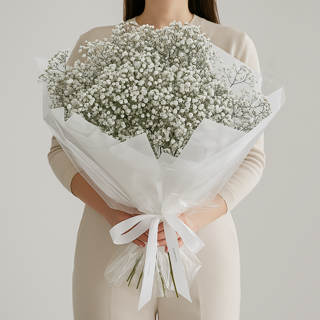 Букет из гипсофилы «Диана»