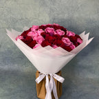 65 Red and Pink Roses Bouquet