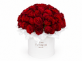 Velvet Box with 35 Red Roses