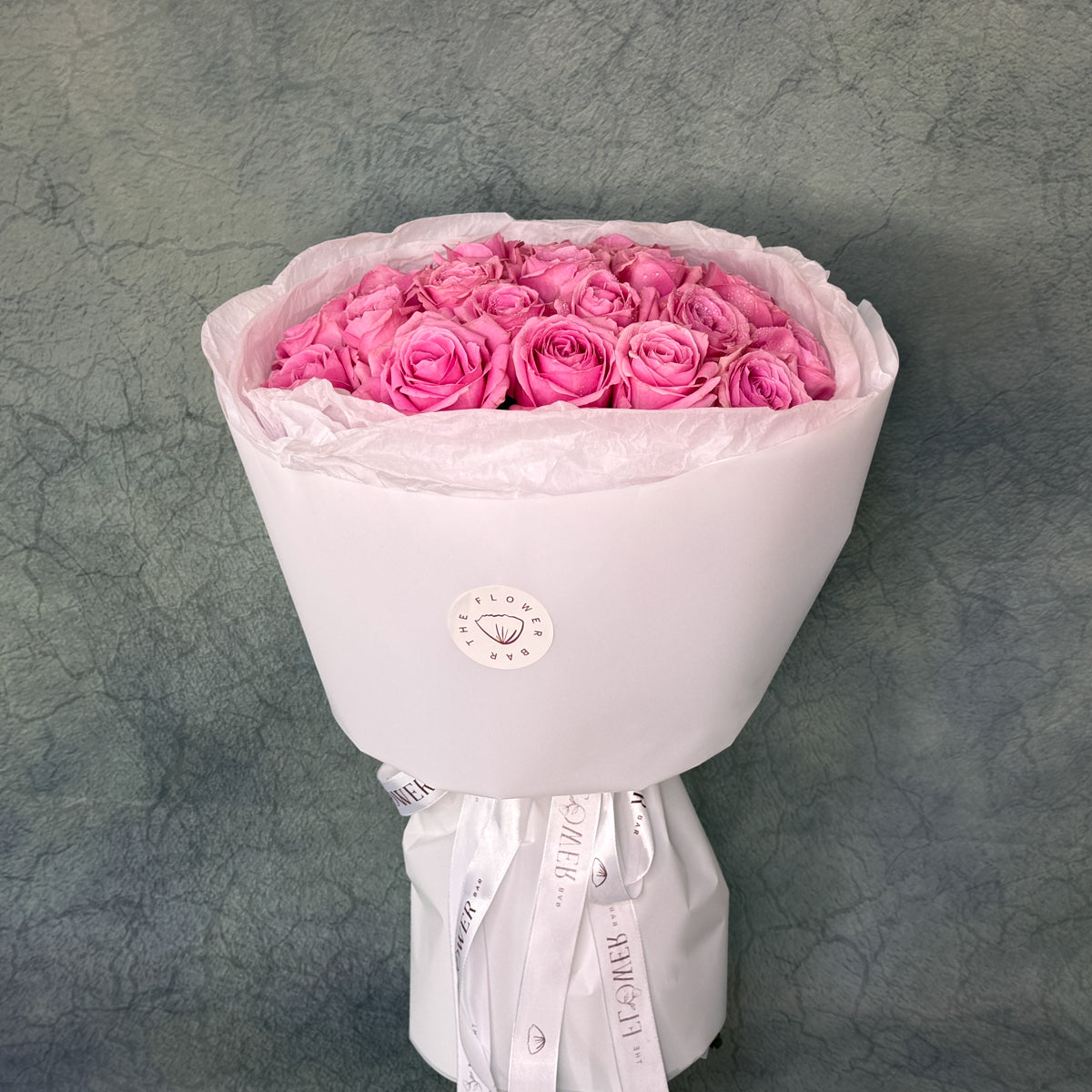 25 Pink Roses Bouquet