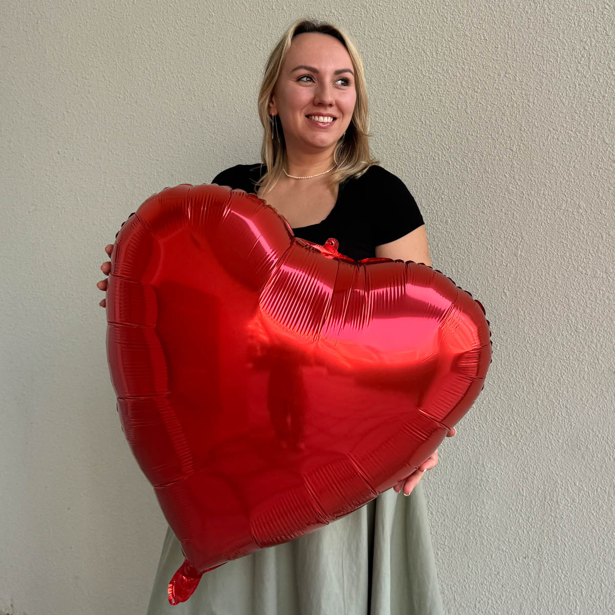 Red Heart Foil Balloon 32"