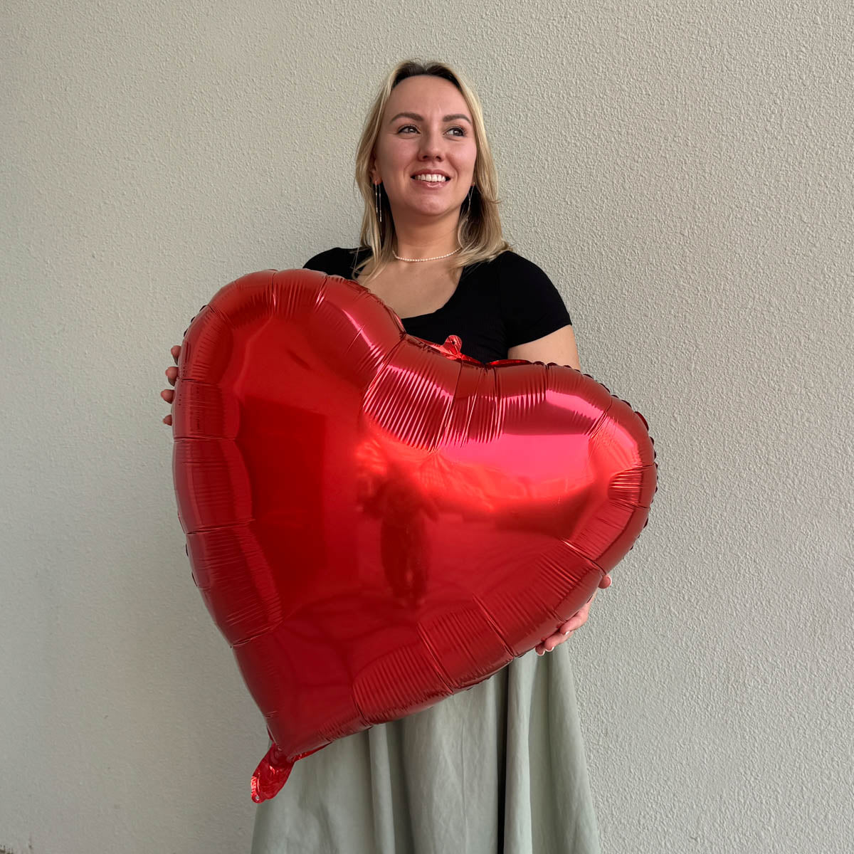 Red Heart Foil Balloon 32"