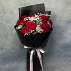 Spray Rose with Gypsophila Bouquet