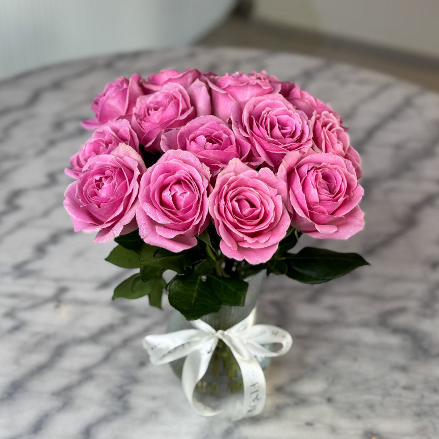 Букет в вазе «Пламя»