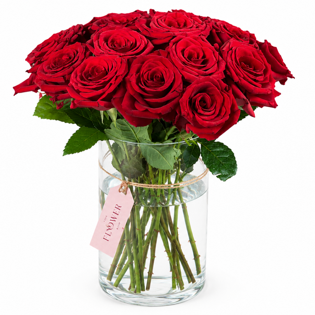 15 Red Roses