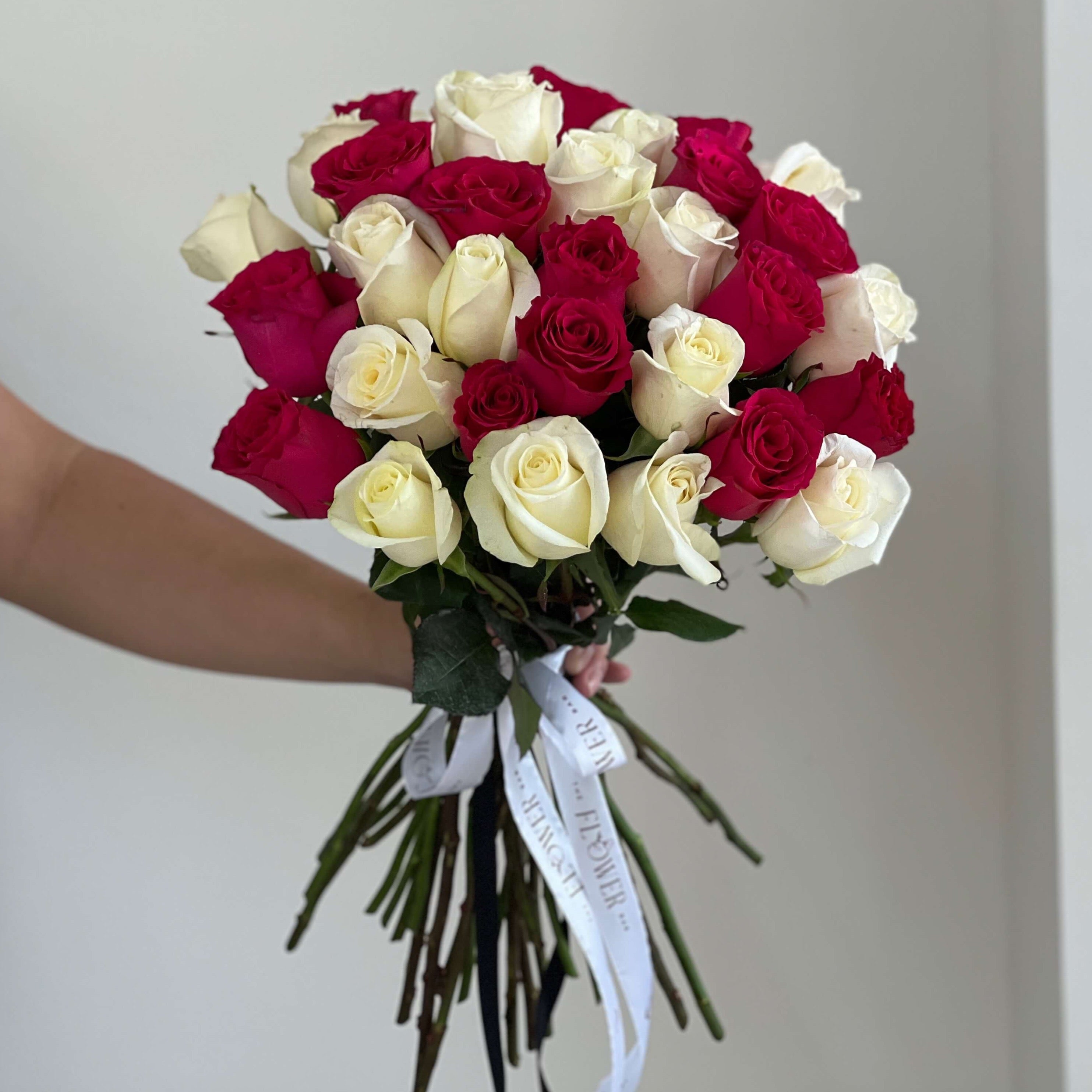 Pink & White Roses